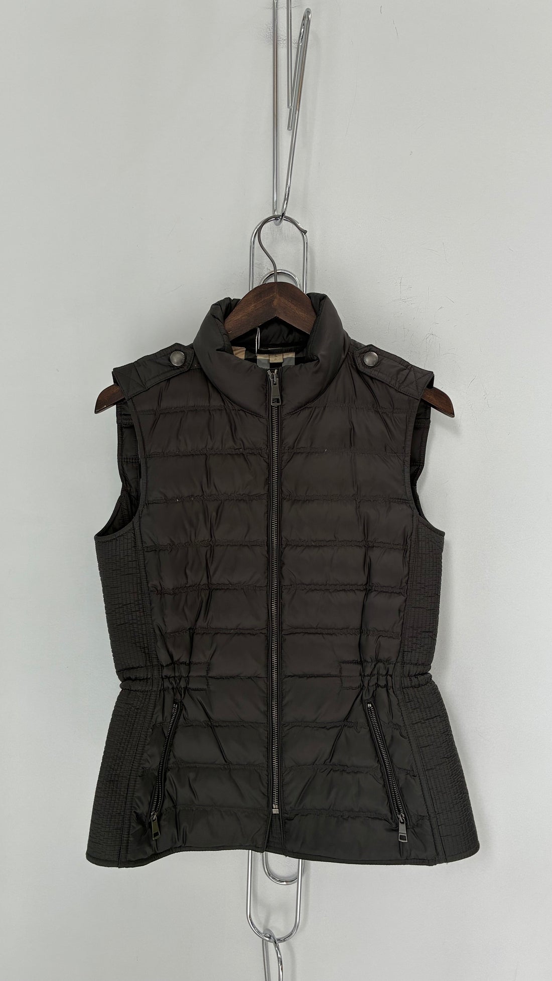 BURBERRY BRITS GREY PADDED VEST