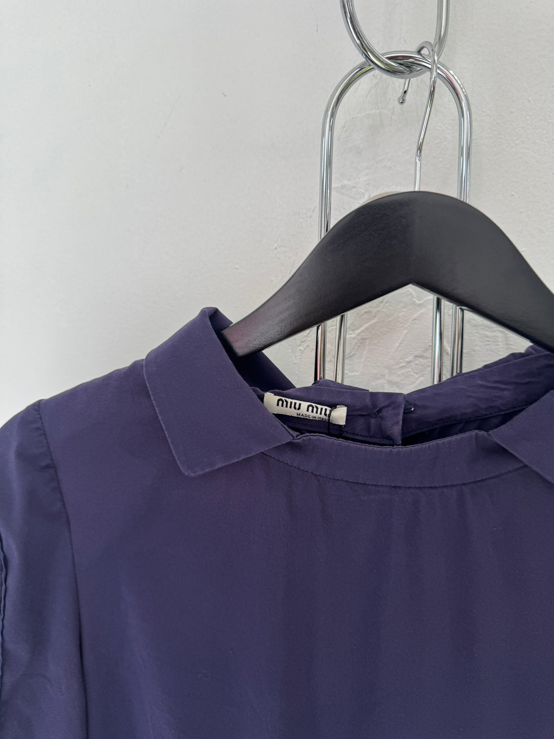 2009 MIU MIU REVERSE BUTTON UP