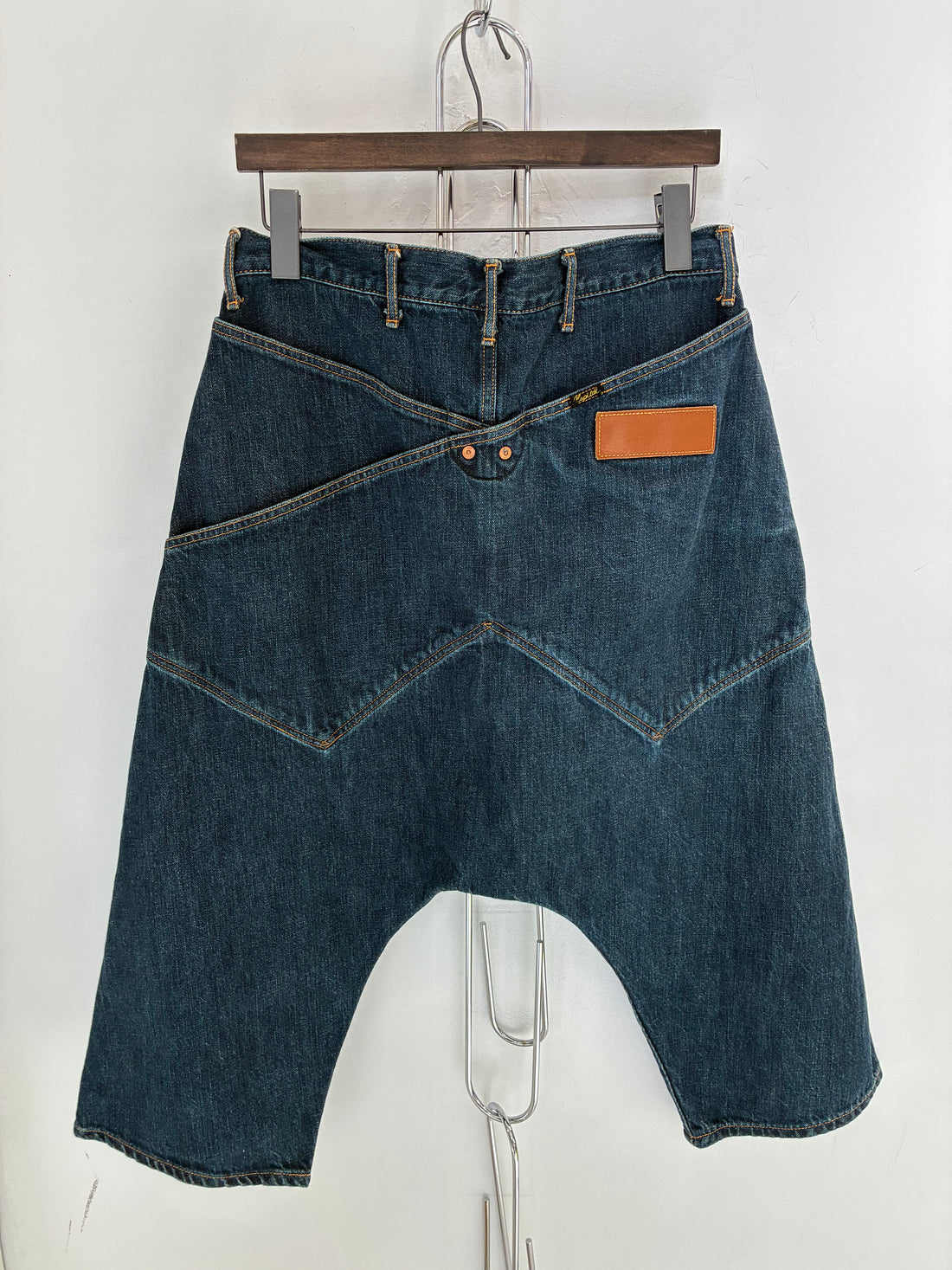 KAPITAL SAROUEL 6 POCKETS DENIM SHORTS