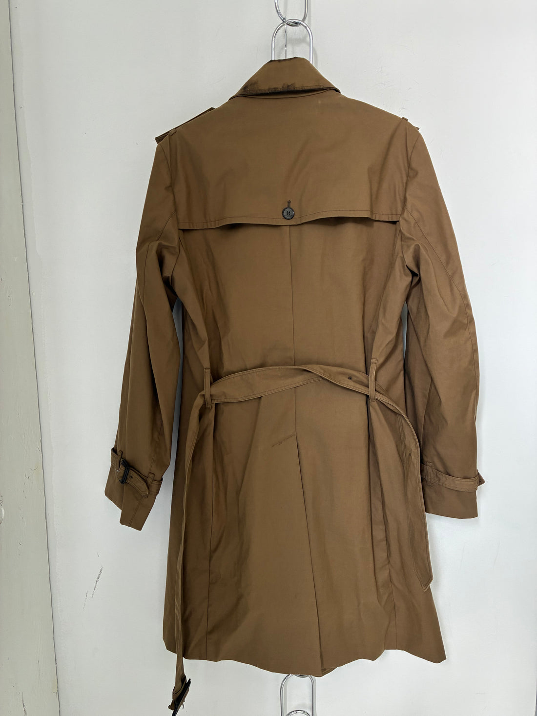 FW2014 DOLCE & GABBANA DOUBLE BREASTED BEIGE COAT
