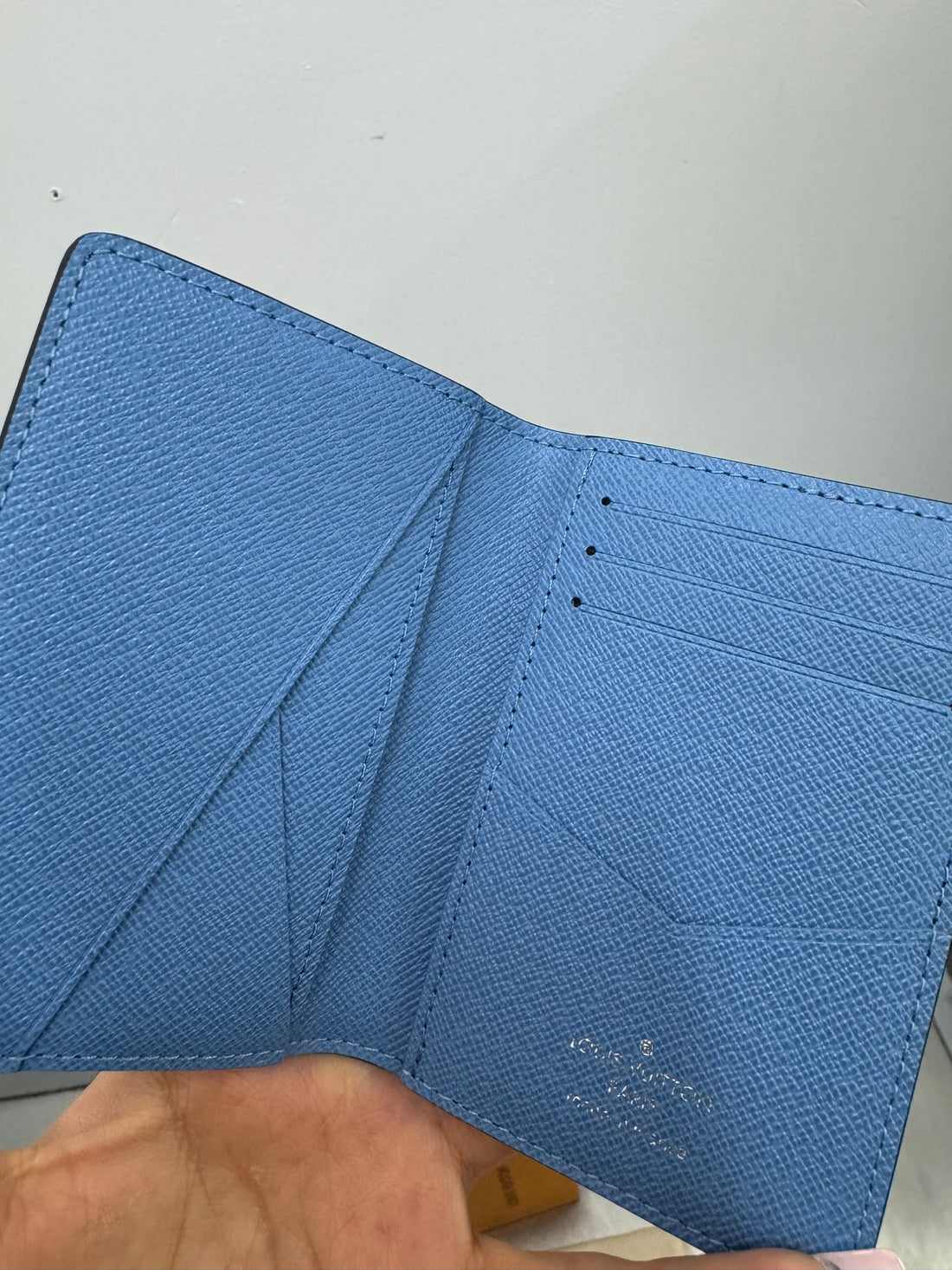 LOUIS VUITTON VIRGIL ABLOH TAIGARAMA POCKET ORGANIZER - DENIM BLUE