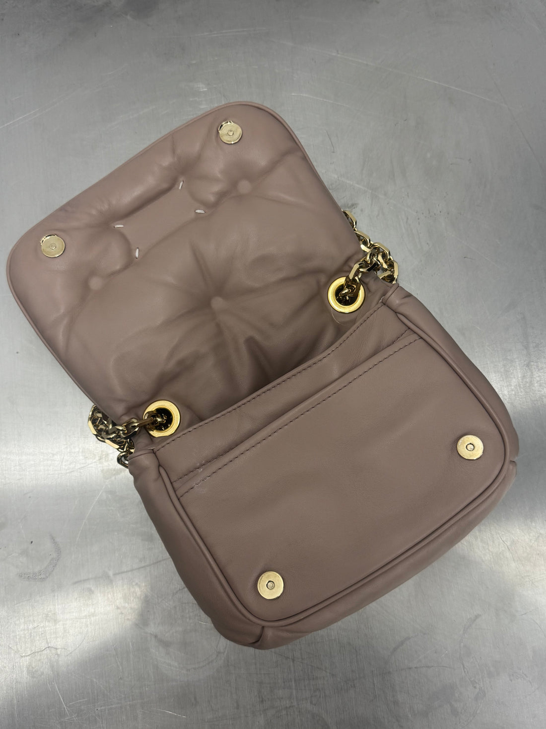 MAISON MARGIELA SMALL GLAM SLAM QUILTED BAG