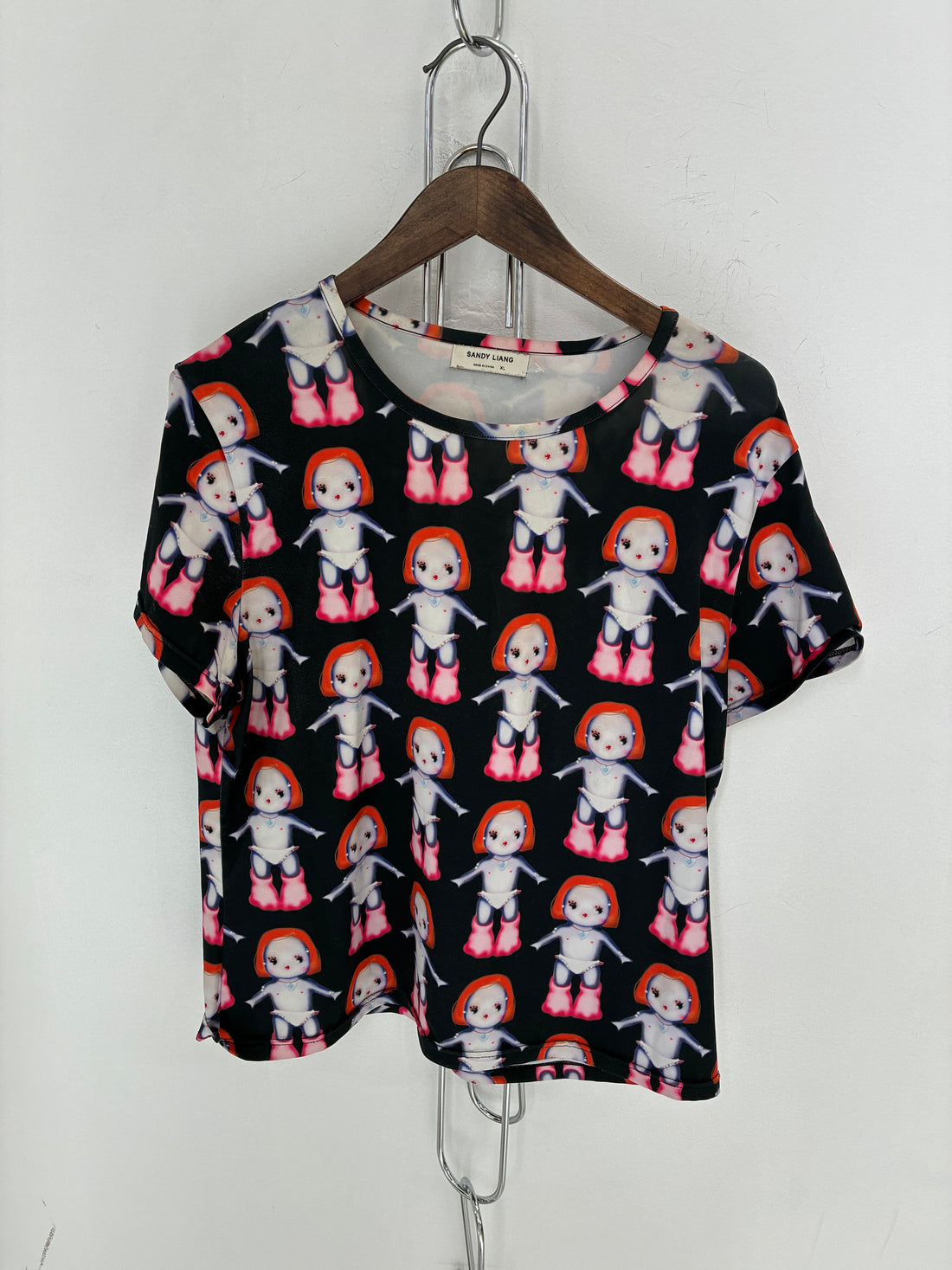 SANDY LIANG NOIR MARGOT PEP TOP SHIRT