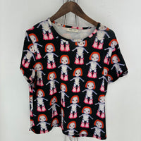 SANDY LIANG NOIR MARGOT PEP TOP SHIRT