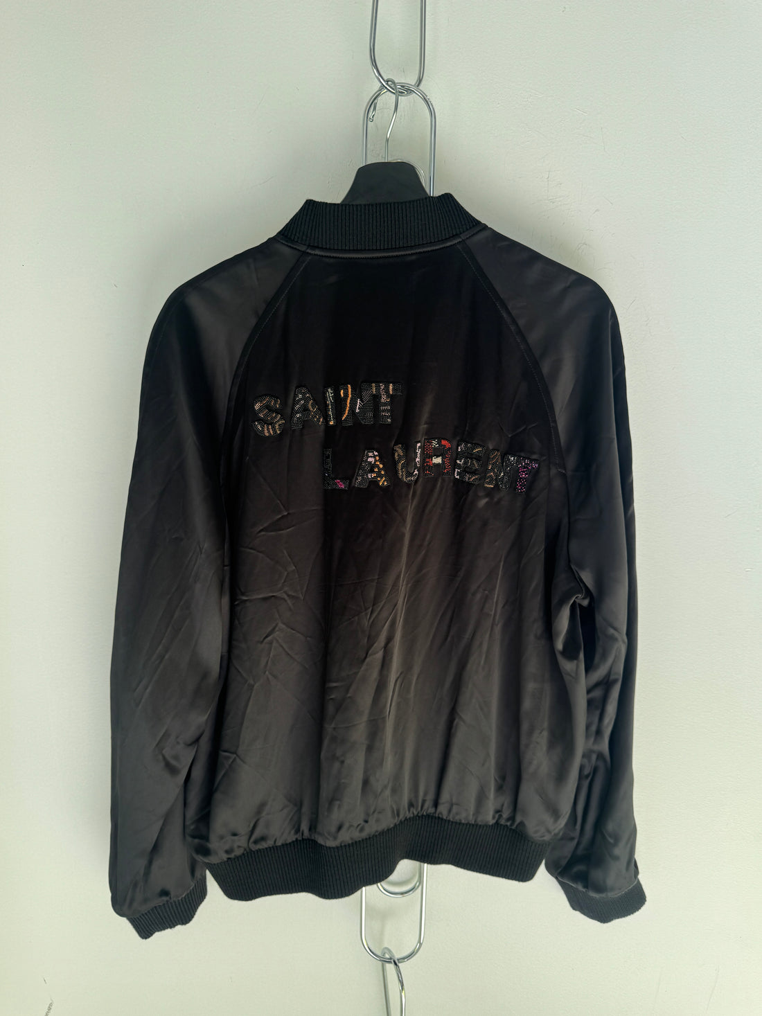 SAINT LAURENT BEADED TEDDY JACKET
