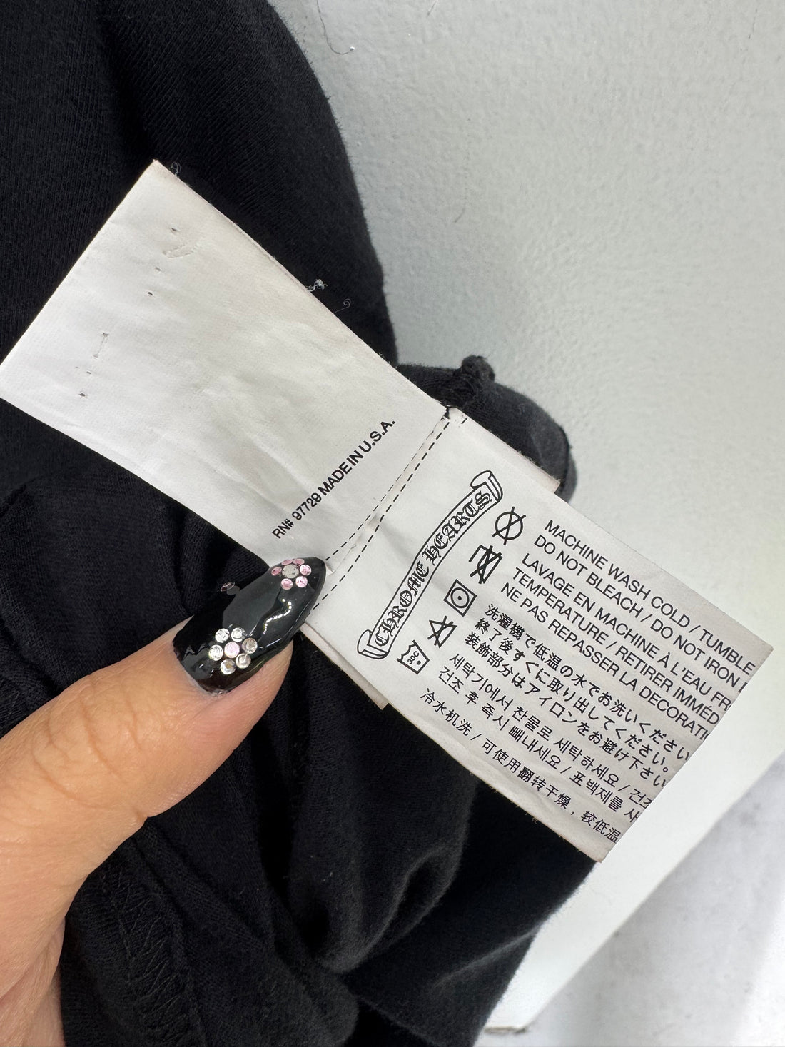 CHROME HEARTS SCROLL LOGO POCKET SHIRT