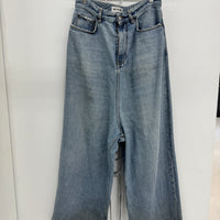 WOMENS BALENCIAGA HIGH WAISTED DENIM PANTS