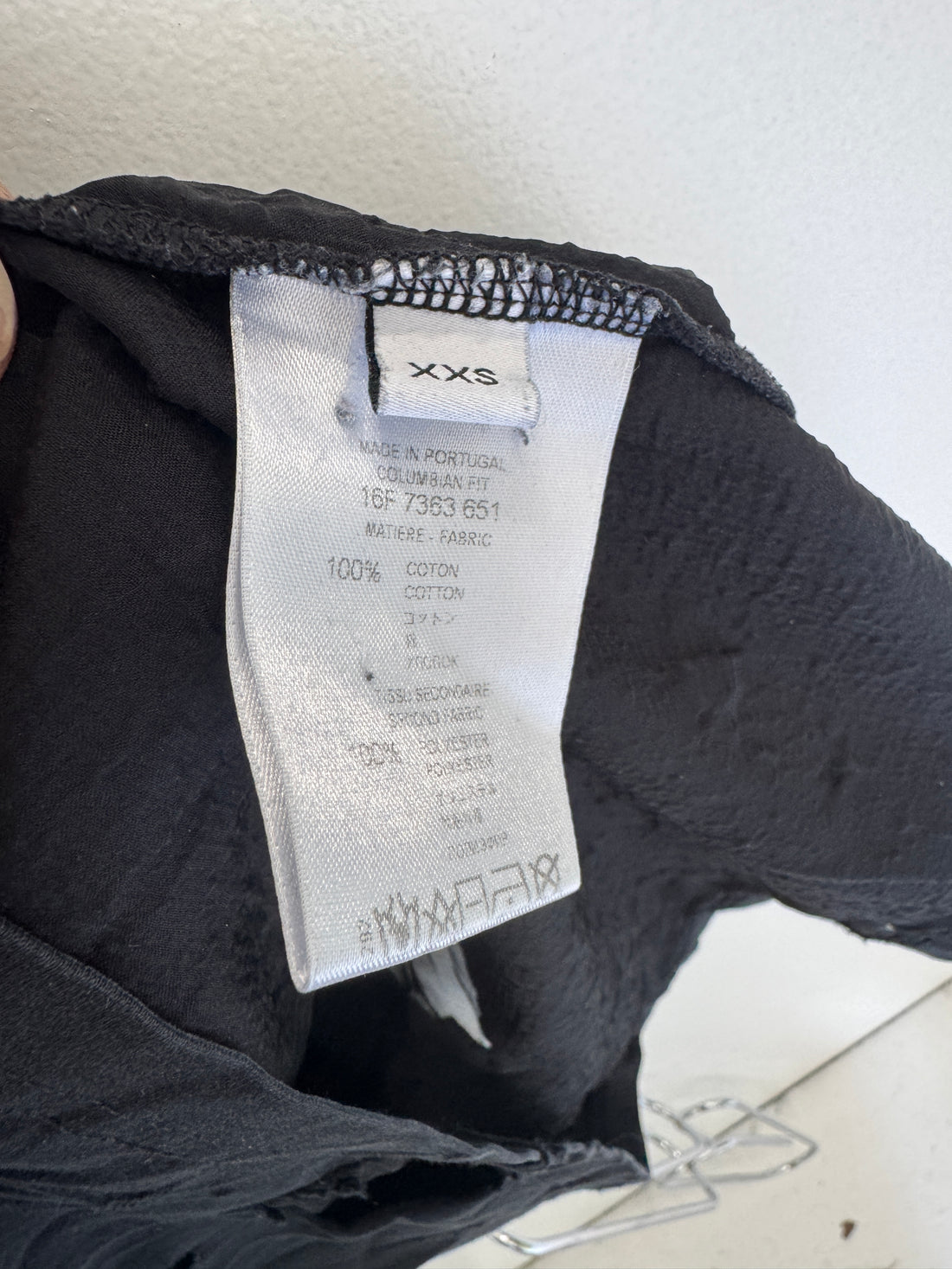 GIVENCHY PARIS DOUBLE LAYER DISTRESSED SHIRT
