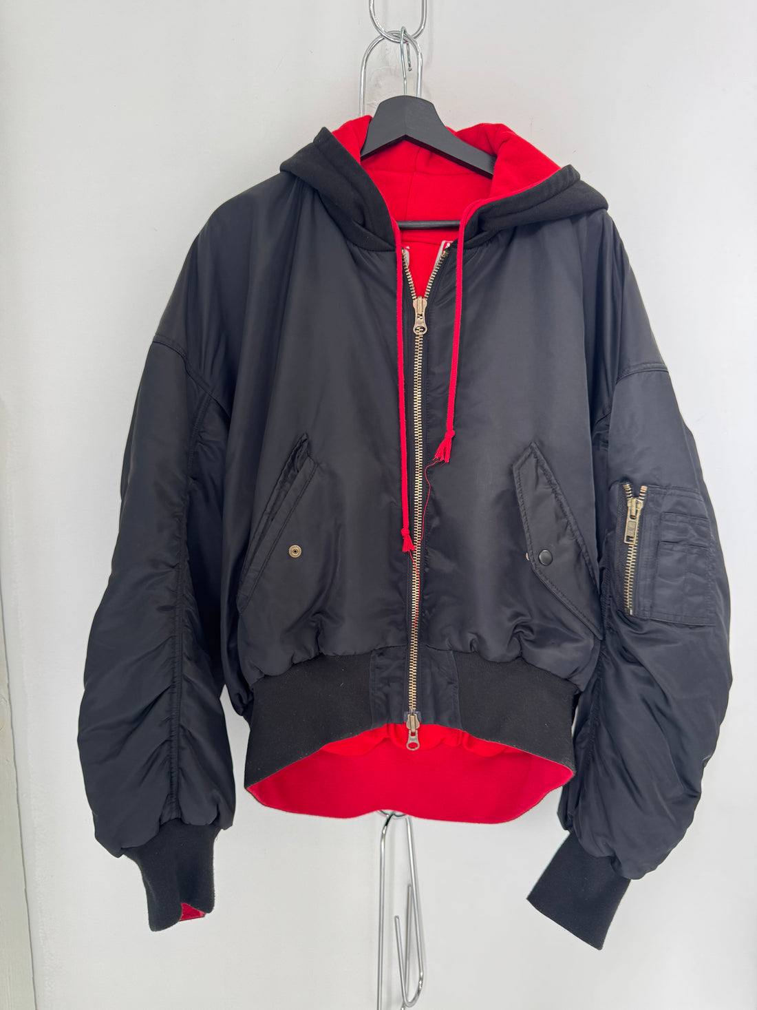 PROJECT GR REVERSIBLE HOODIE/BOMBER JACKET