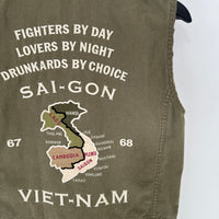 HYSTERIC GLAMOUR OLIVE M-65 NO FUN VEST