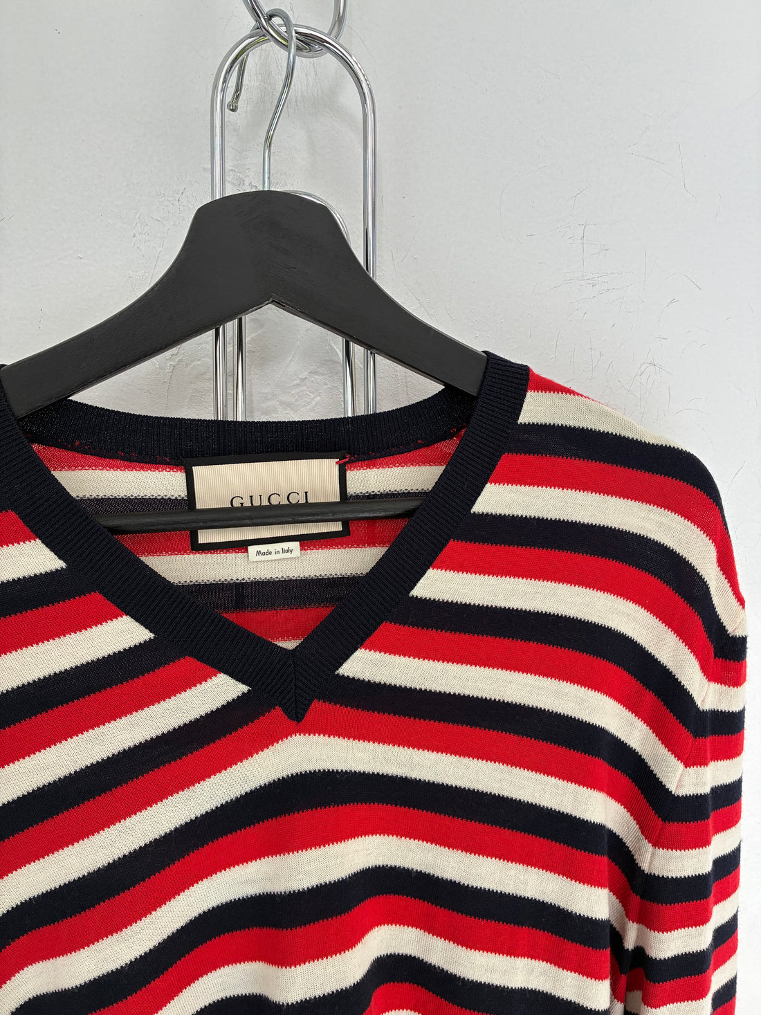 GUCCI STRIPED WOOL SWEATER