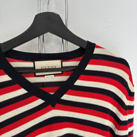 GUCCI STRIPED WOOL SWEATER