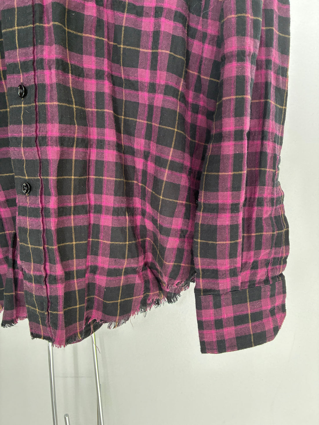 SAINT LAURENT SURF SOUND PURPLE FLANNEL