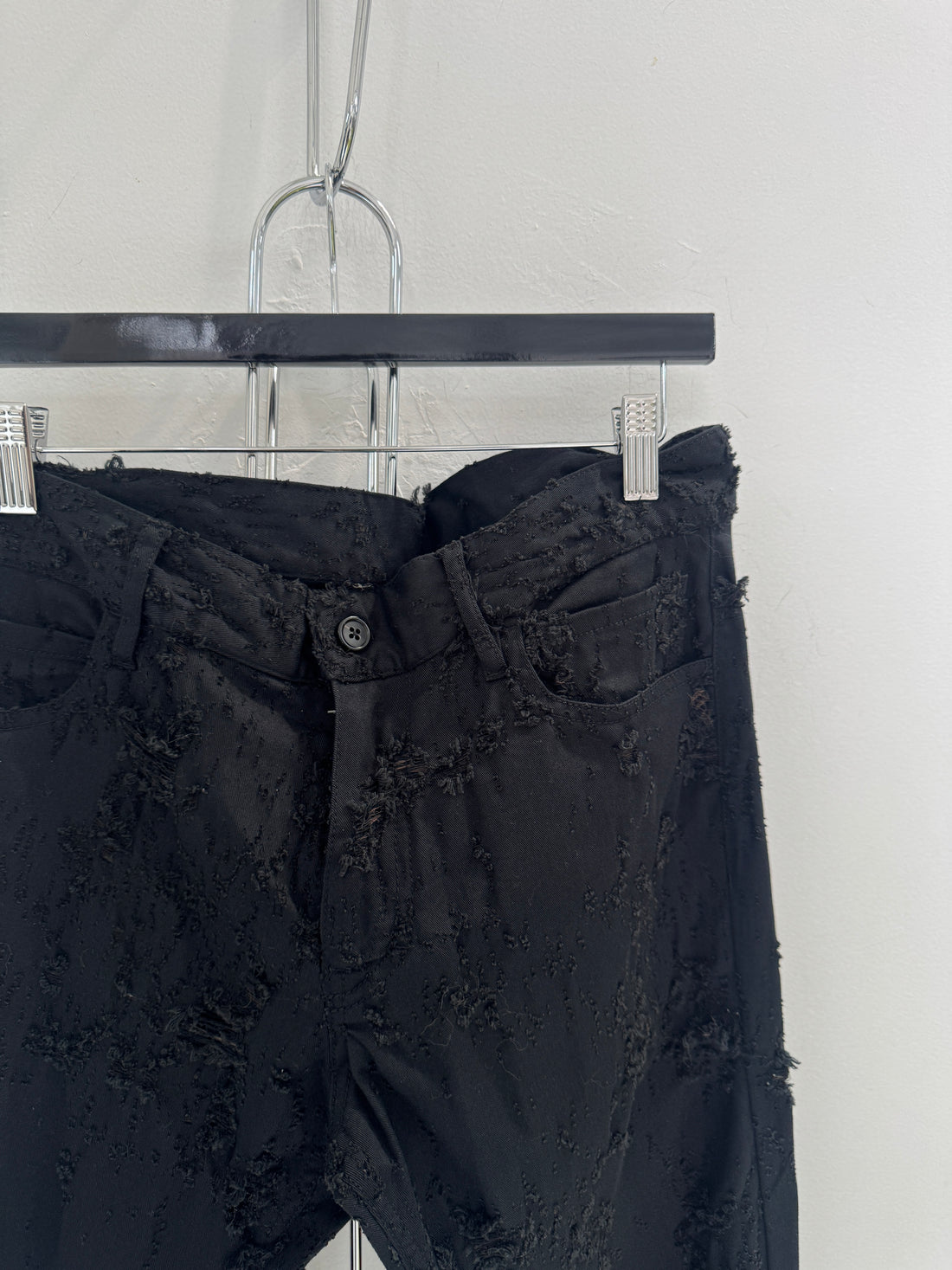 ANN DEMEULEMEESTER DISTRESSED DENIM