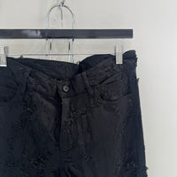 ANN DEMEULEMEESTER DISTRESSED DENIM