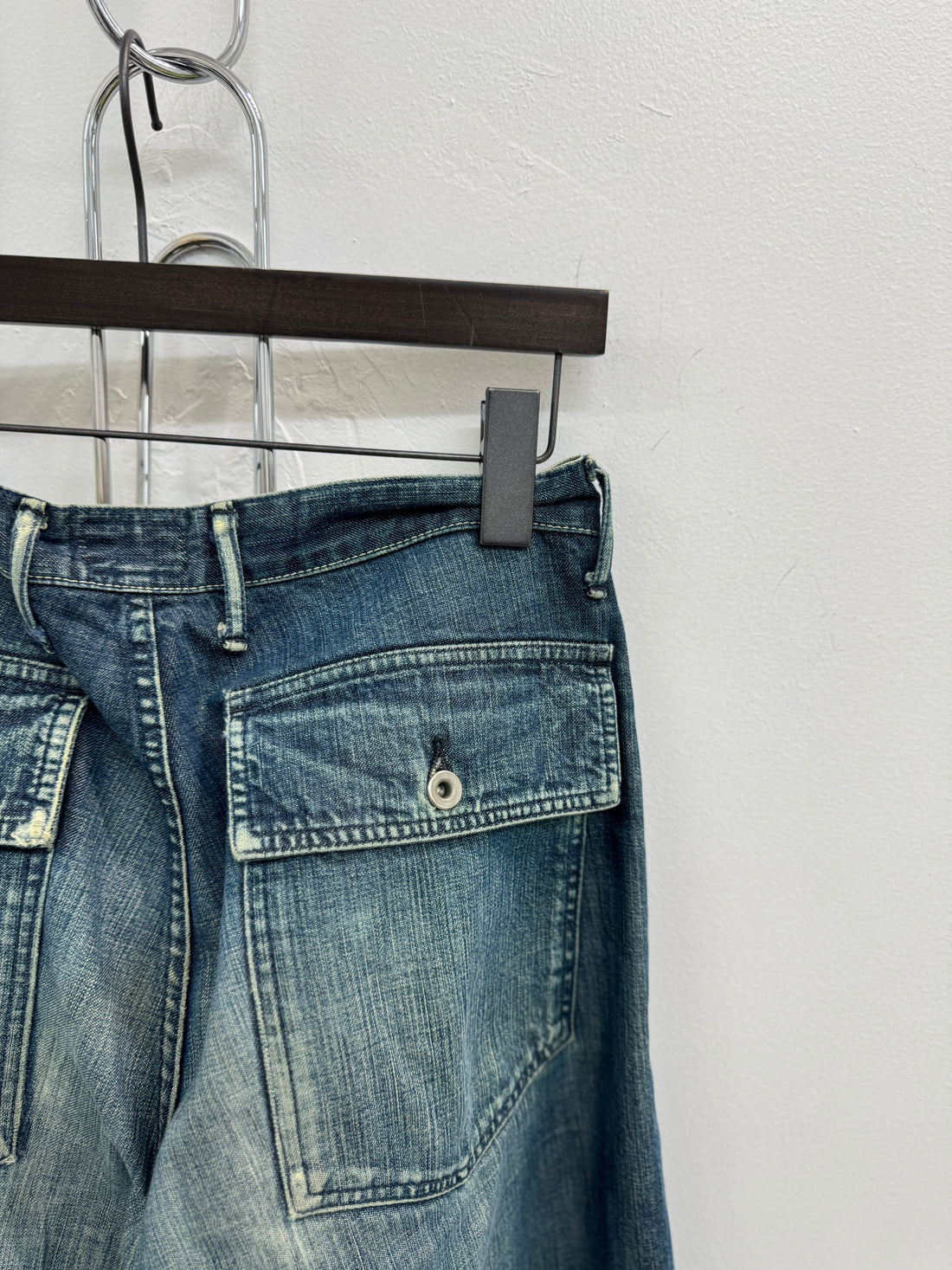 KAPITAL WASHED DENIM JEANS