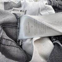 DIOR HOMME WASHED GREY JEANS
