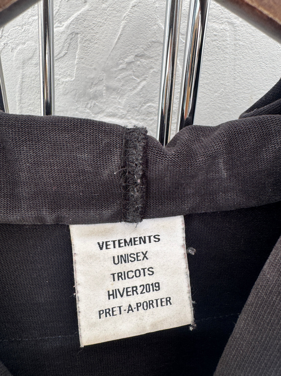VETEMENTS ‘THE BULLDOG SPIRIT’ PATCHWORK HOODIE