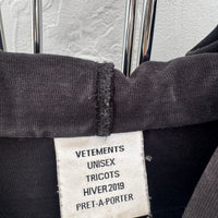 VETEMENTS ‘THE BULLDOG SPIRIT’ PATCHWORK HOODIE