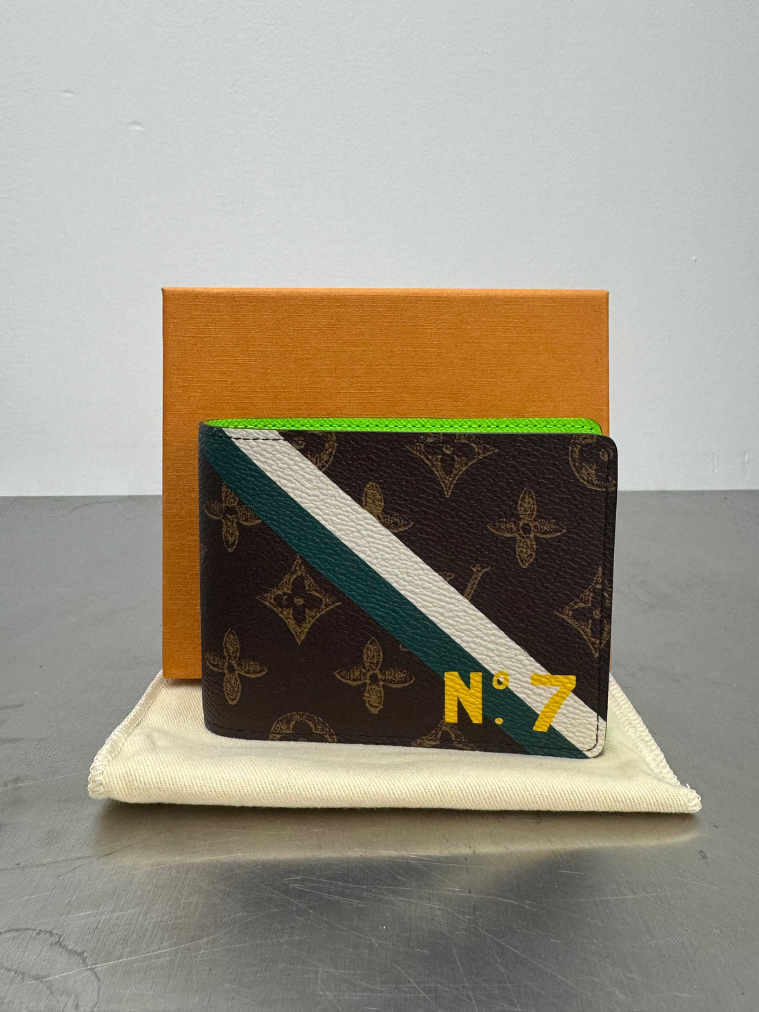 LOUIS VUITTON VIRGIL ABLOH TRUNK L’OEIL COATED CANVAS MONOGRAM MULTIPLE WALLET