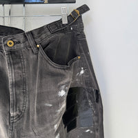 ETELIER TAPE WIDE LEG JEANS