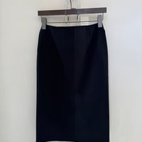 VINTAGE PRADA NAVY POLY/NYLON PENCIL SKIRT