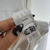 CHROME HEARTS PINK FLAMES LONG SLEEVE SHIRT