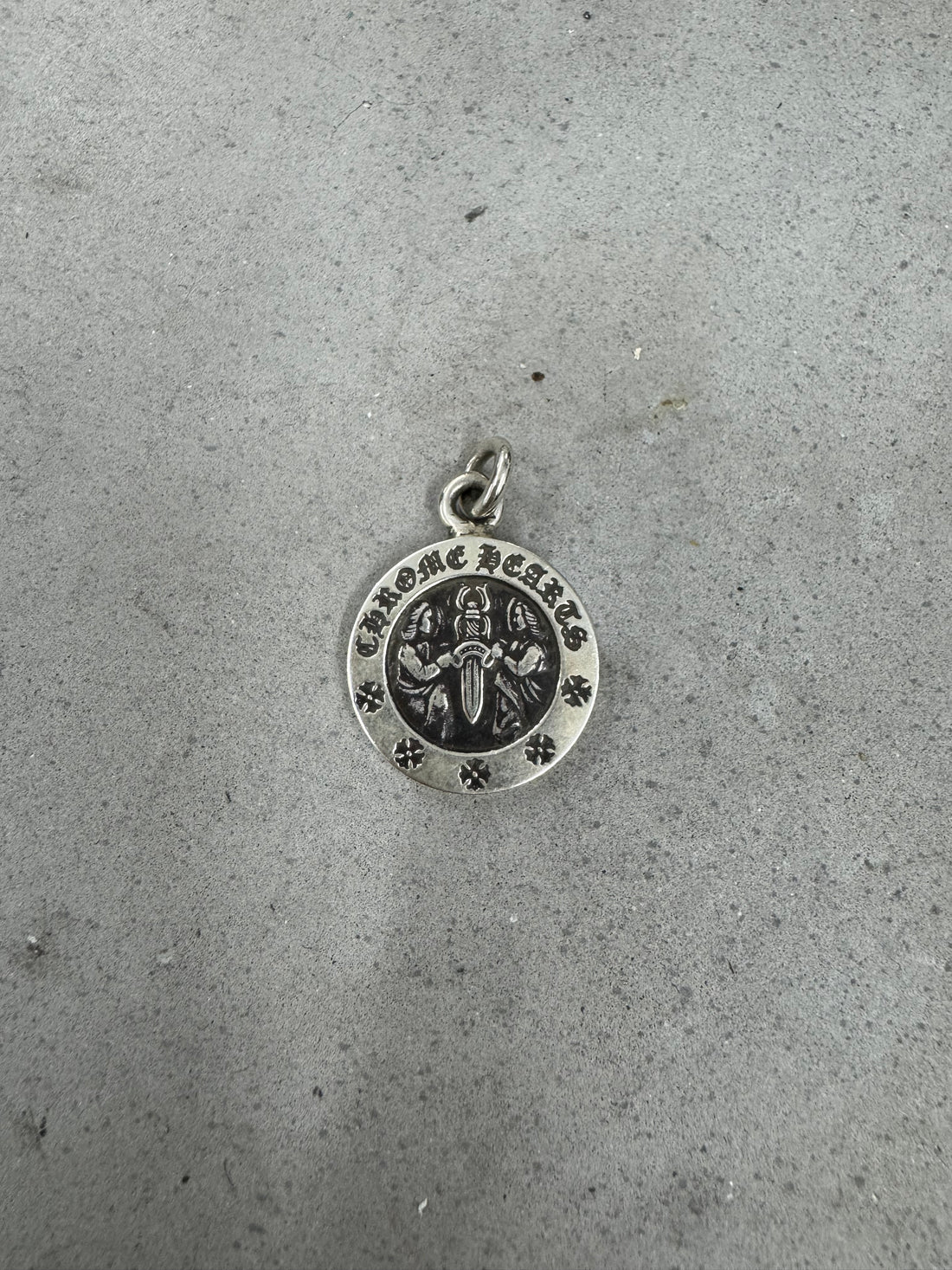 CHROME HEARTS ANGEL MEDALLION PENDANT BRAND NEW