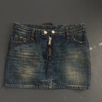 2008 DSQUARED DENIM WASHED SKIRT