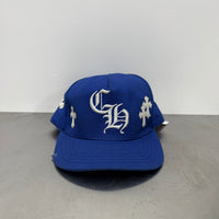 CHROME HEARTS PATCH BLUE HAT