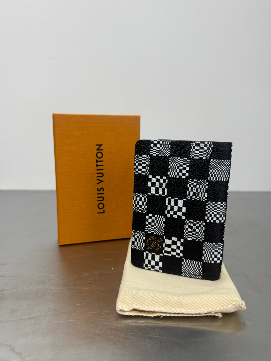 LOUIS VUITTON VIRGIL ABLOH DAMIER DISTORTED POCKET ORGANIZER