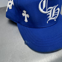 CHROME HEARTS PATCH BLUE HAT