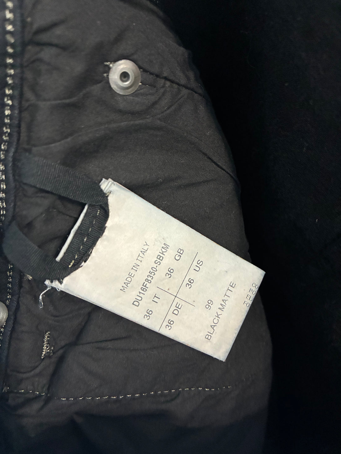 RICK OWENS WAXED DETROIT JEANS