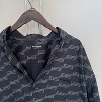 BALENCIAGA MONOGRAM BUTTON UP