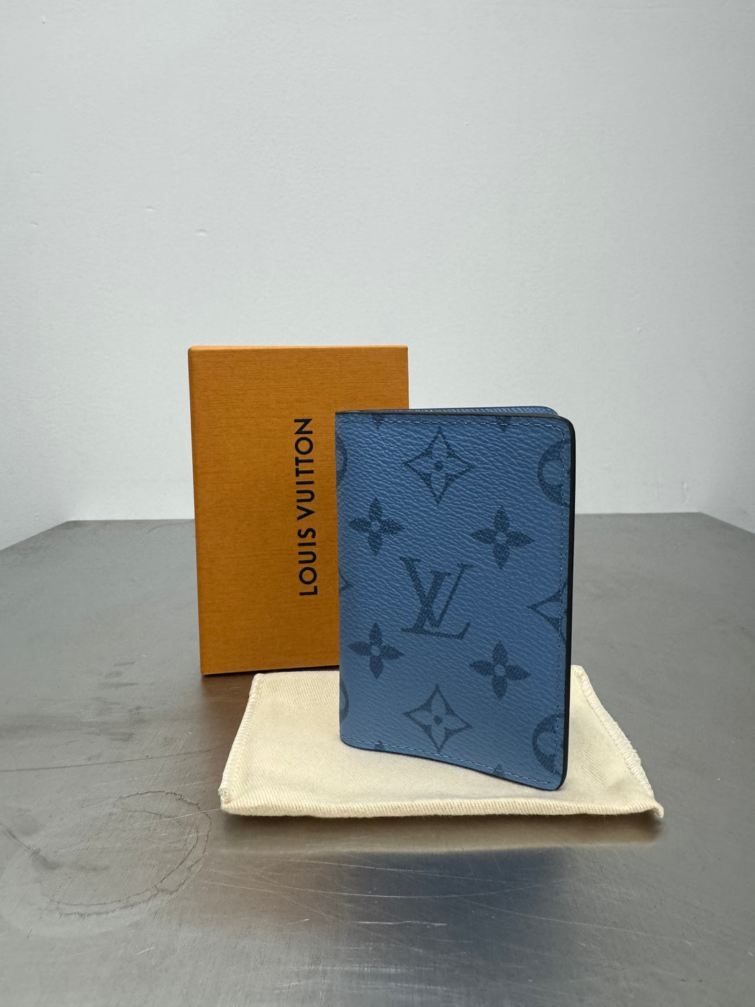 LOUIS VUITTON VIRGIL ABLOH TAIGARAMA POCKET ORGANIZER - DENIM BLUE