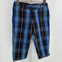 KAPITAL COTTON CHECKERED CAPRIS