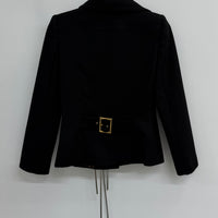 FW2001 DOLCE & GABBANA BLACK WOOL MATCHING SET