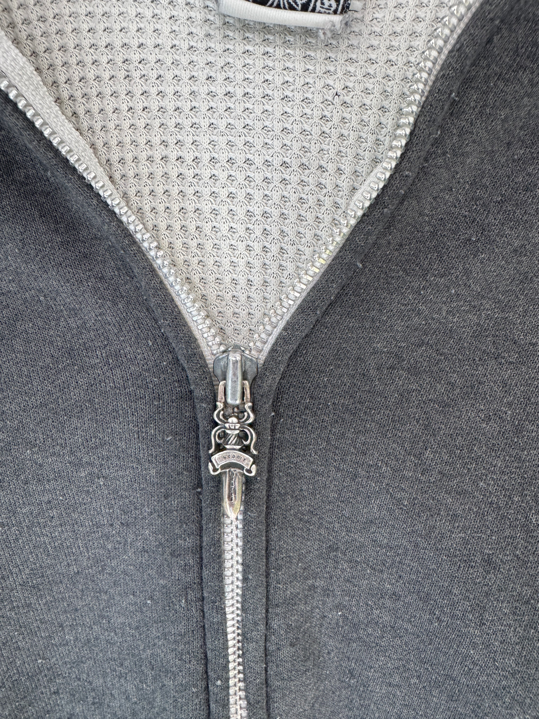 CHROME HEARTS VINTAGE THERMAL ZIP UP HOODIE