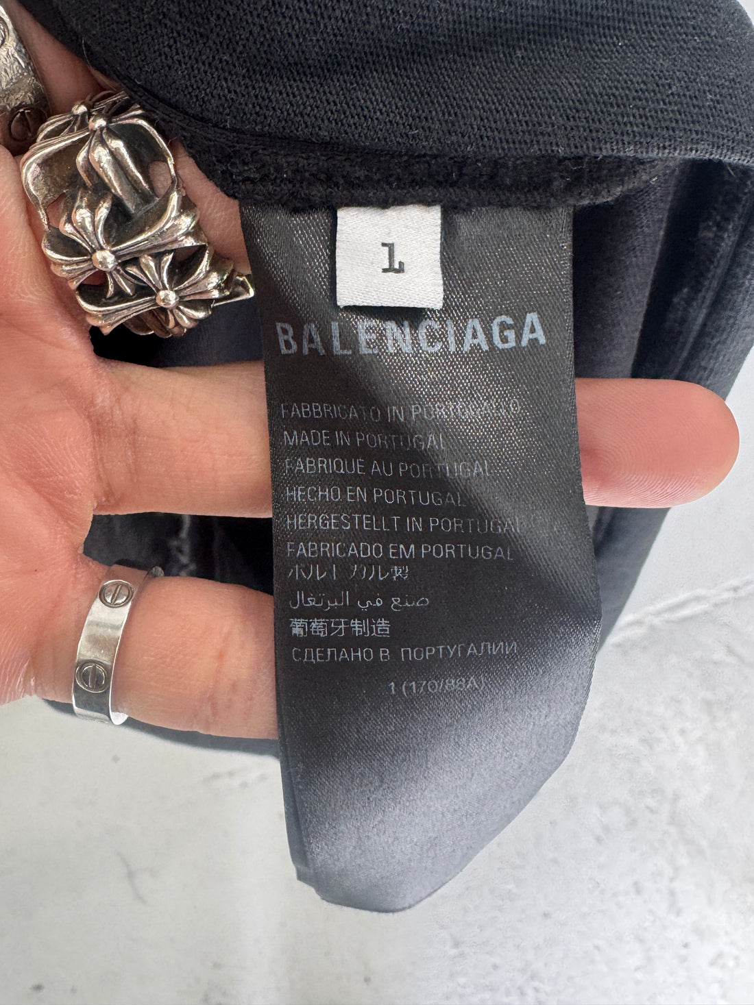 BALENCIAGA PARIS MOON LONG SLEEVE SHIRT