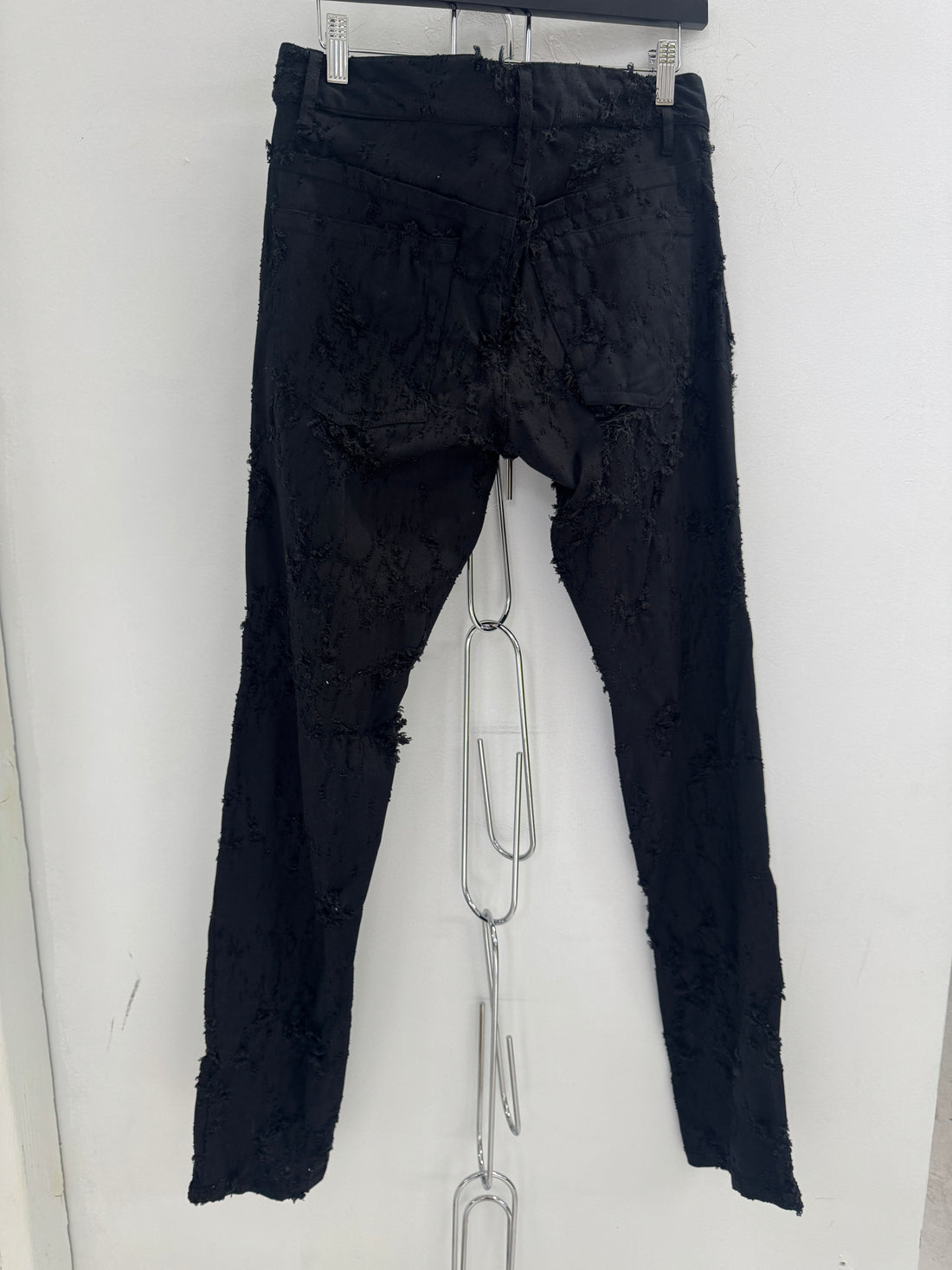 ANN DEMEULEMEESTER DISTRESSED DENIM
