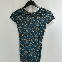 VINTAGE DOLCE & GABBANA UNDERWEAR FLORAL PRINT S/S TOP