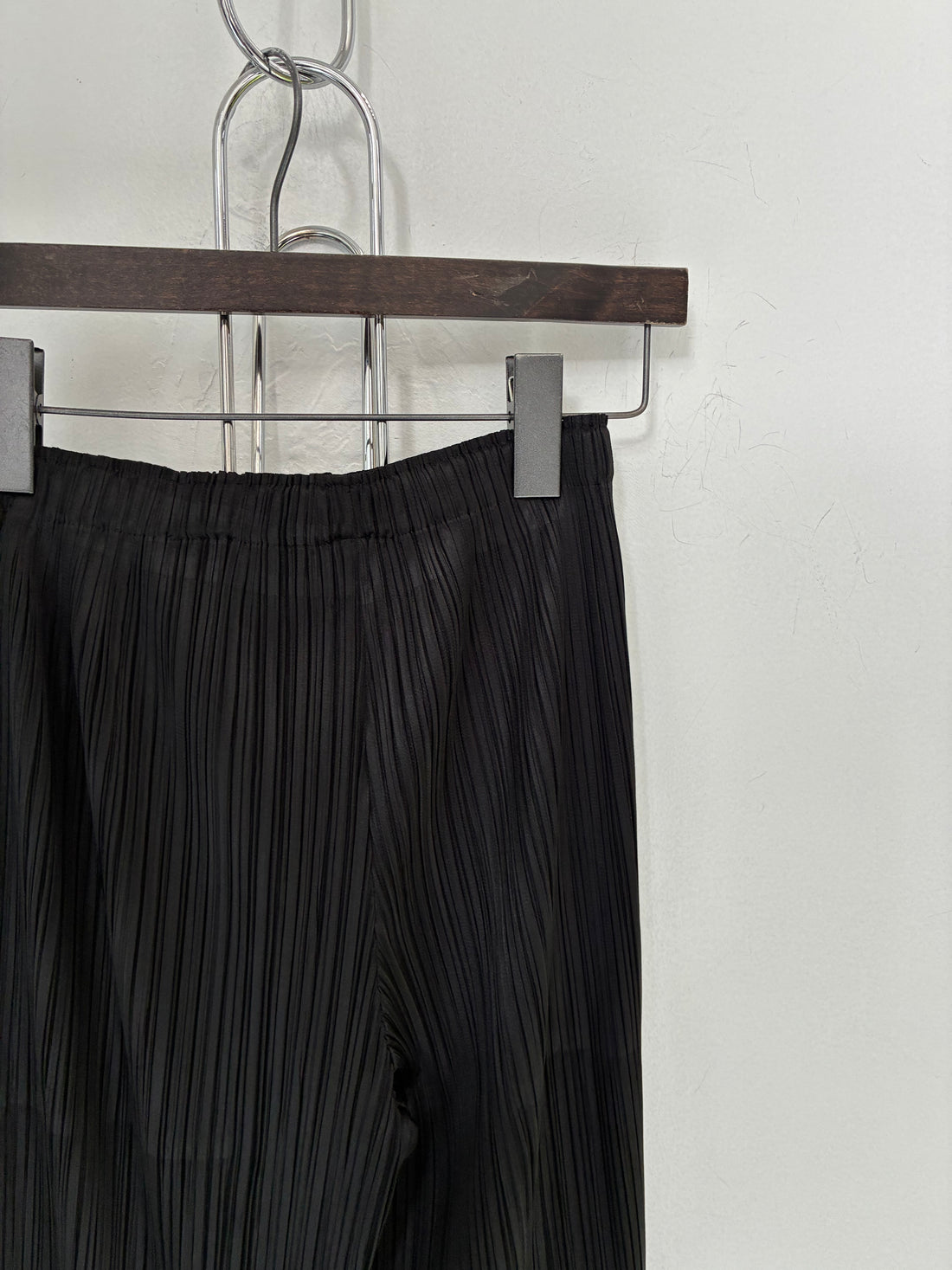 PLEATS PLEASE BLACK PANTS