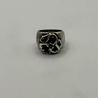 CELTIC ARTS 90S FLOWER RUBY RING