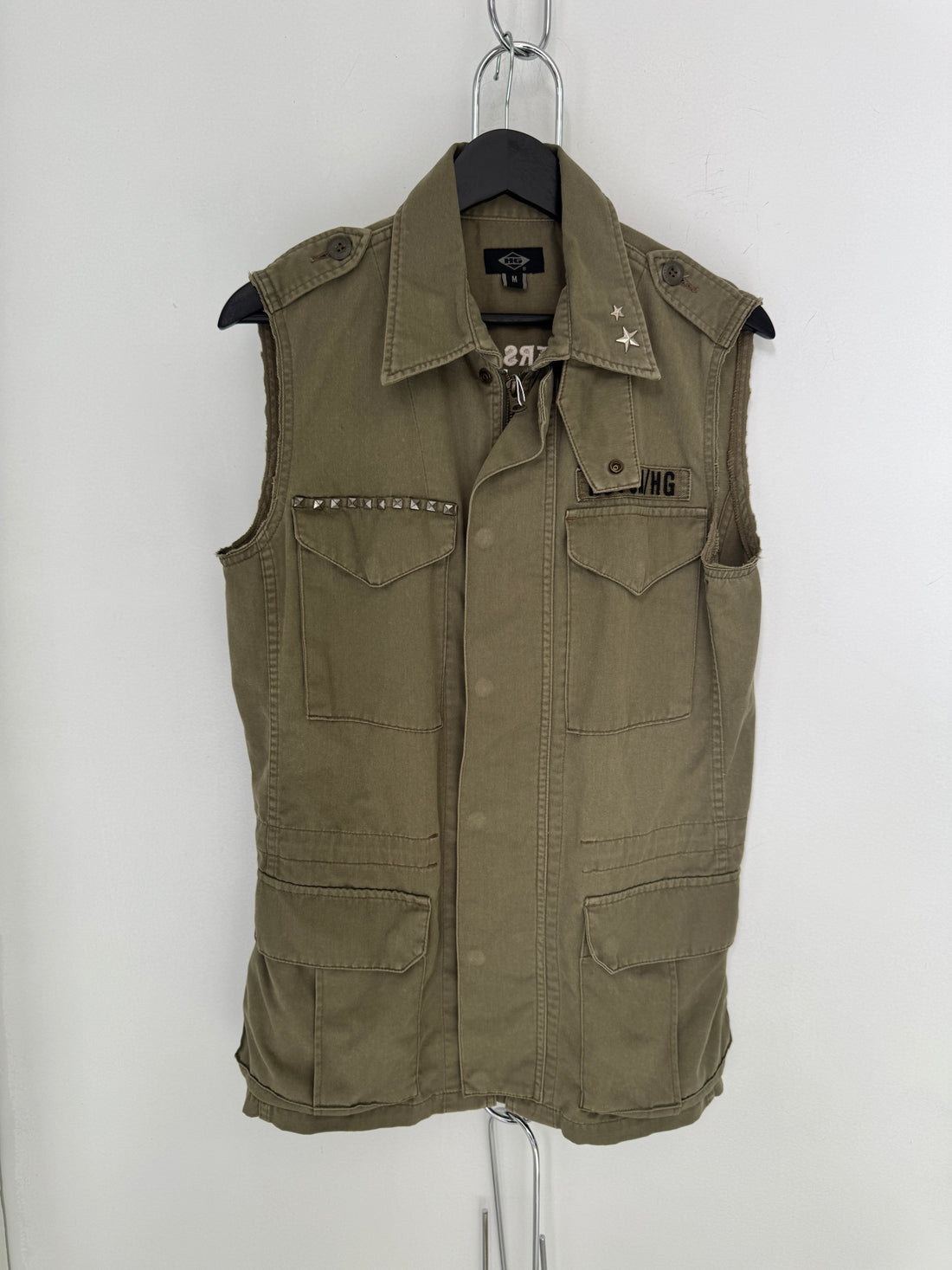 HYSTERIC GLAMOUR OLIVE M-65 NO FUN VEST