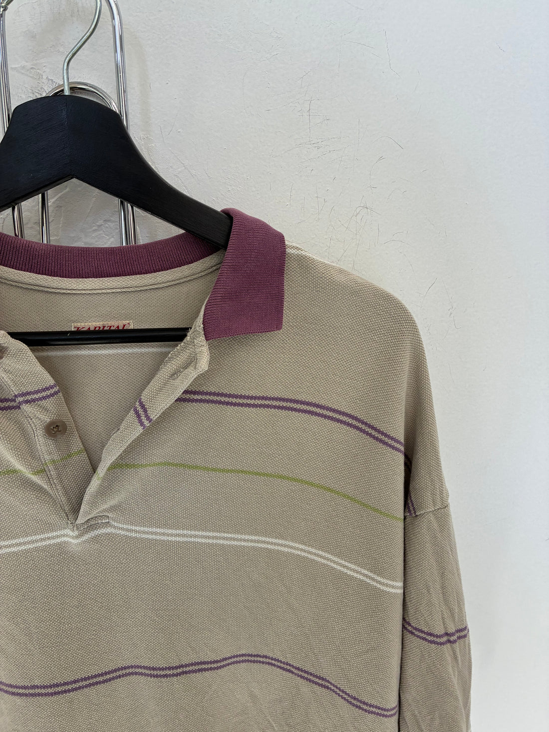 KAPITAL STRIPED POLO