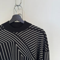 RICK OWENS STRIPED SWEATER