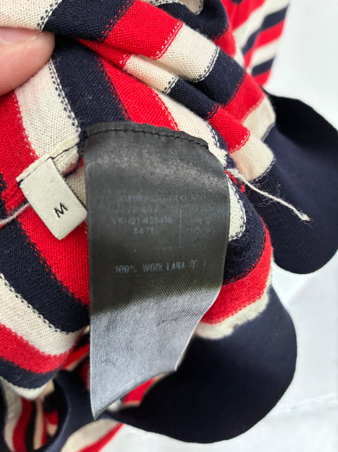 GUCCI STRIPED WOOL SWEATER