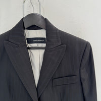 2005 DSQUARED2 PINSTRIPED WOOL BLAZER/SKIRT SET