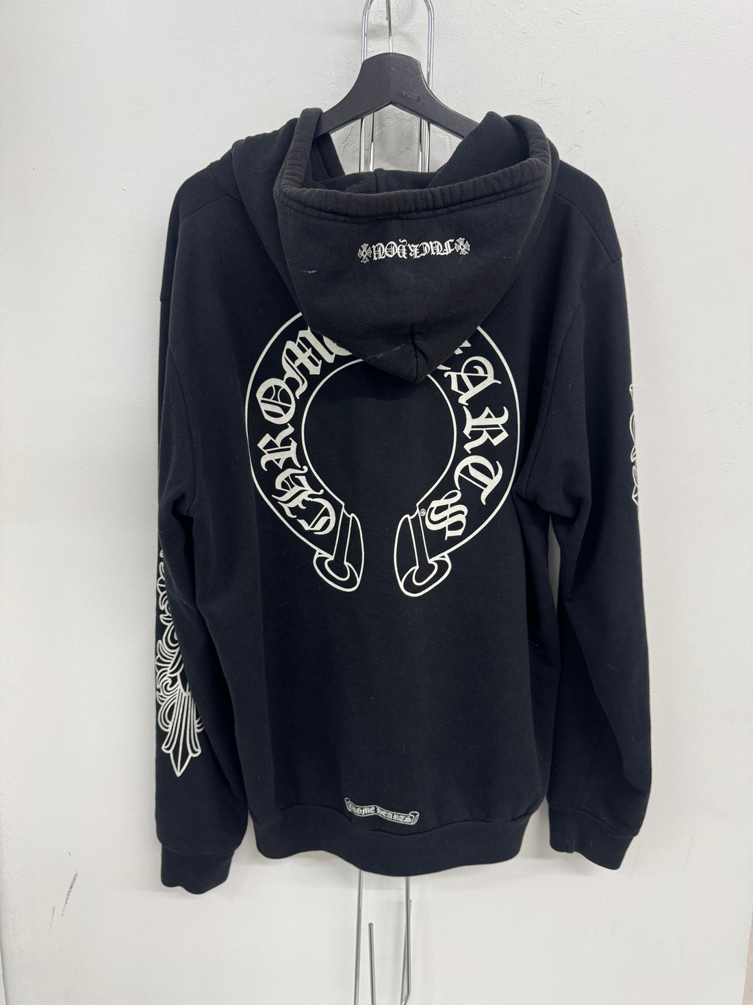 CHROME HEARTS FLORAL ZIP UP HOODIE