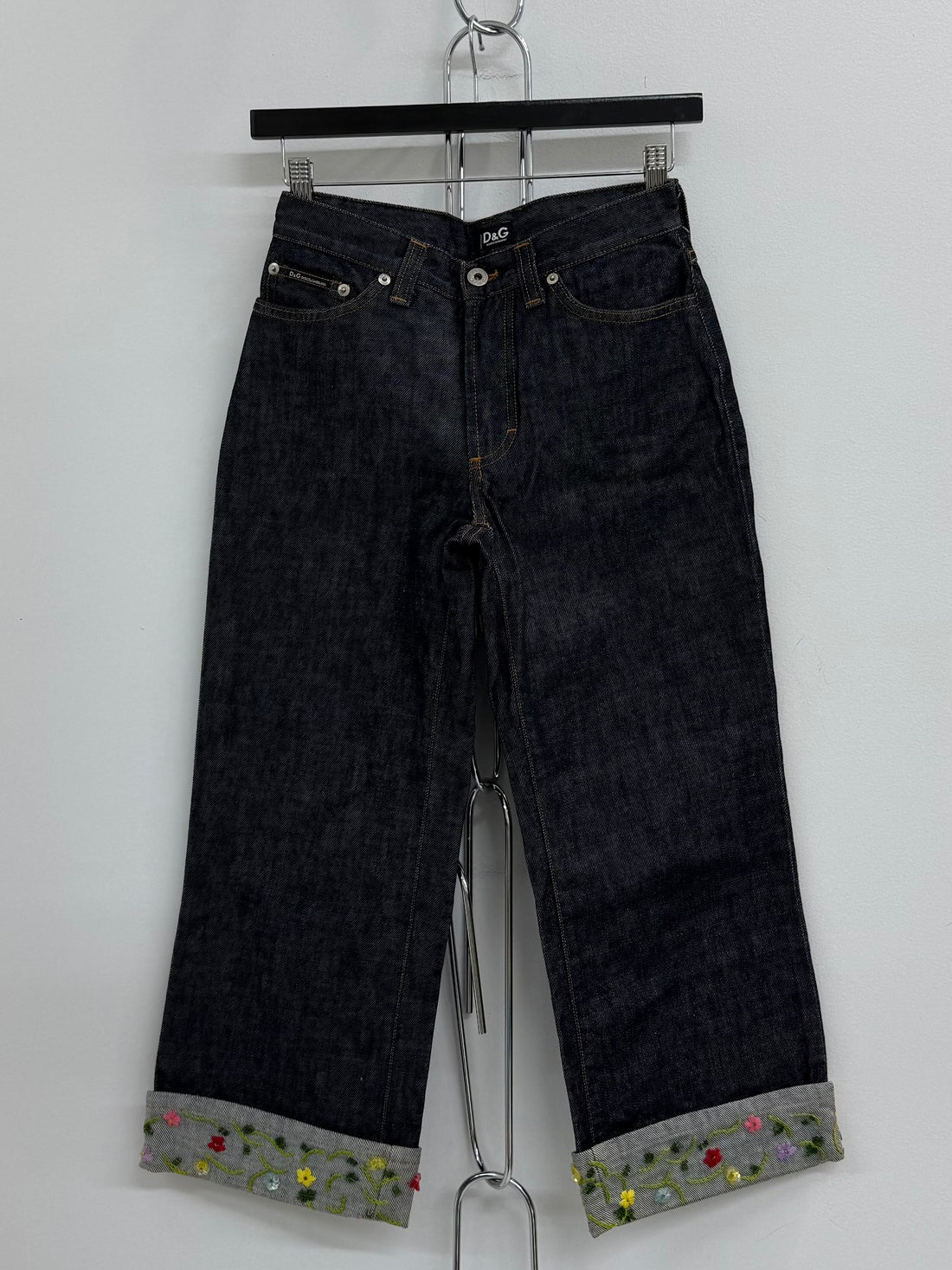 VINTAGE DOLCE & GABBANA DARK WASH CROPPED JEANS